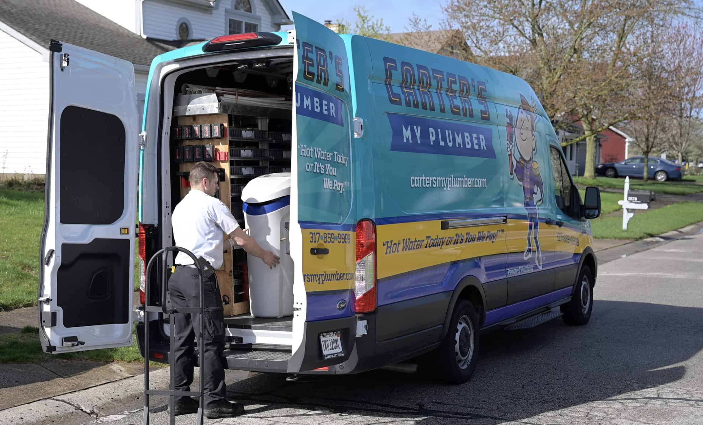 Water Softener Truck